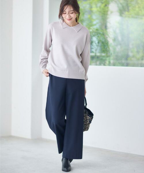 Reflect / リフレクト ニット・セーター | 【着映え◎】衿つきニットトップス | 詳細3