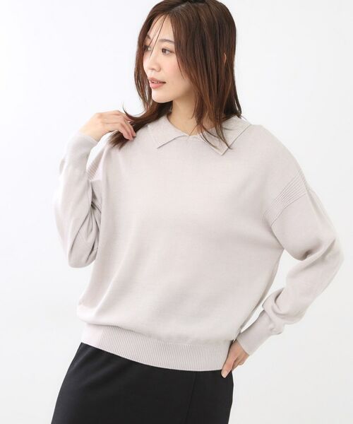 Reflect / リフレクト ニット・セーター | 【着映え◎】衿つきニットトップス | 詳細7