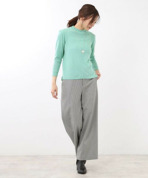 Reflect / リフレクト ニット・セーター | 【選べる5色／アンサンブル可】プチハイネックリブニット | 詳細13