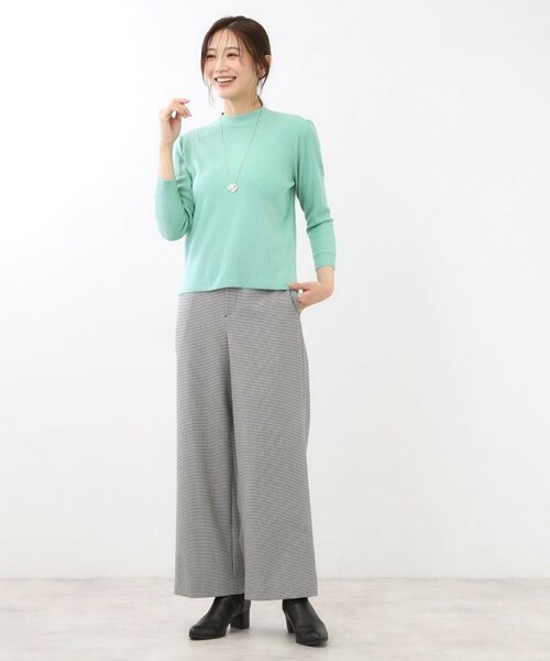 Reflect / リフレクト ニット・セーター | 【選べる5色／アンサンブル可】プチハイネックリブニット | 詳細14