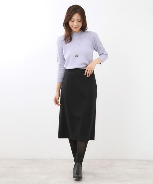 Reflect / リフレクト ニット・セーター | 【選べる5色／アンサンブル可】プチハイネックリブニット | 詳細19