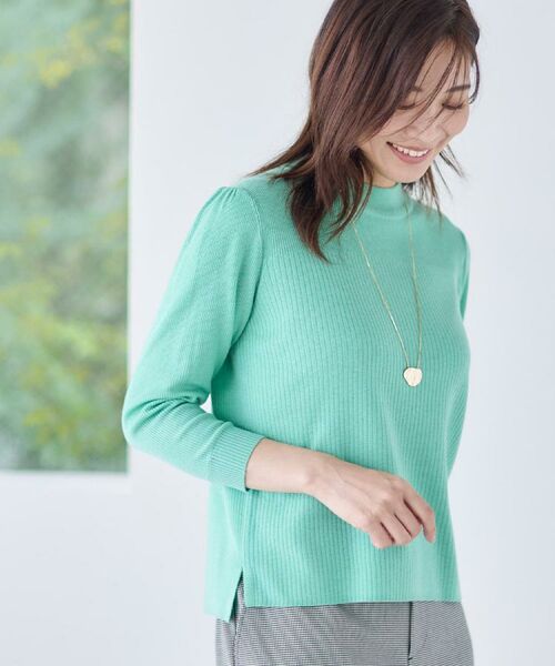 Reflect / リフレクト ニット・セーター | 【選べる5色／アンサンブル可】プチハイネックリブニット | 詳細2