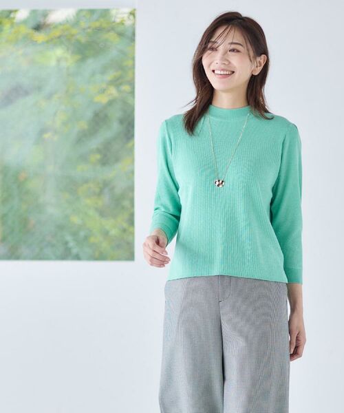 Reflect / リフレクト ニット・セーター | 【選べる5色／アンサンブル可】プチハイネックリブニット | 詳細3