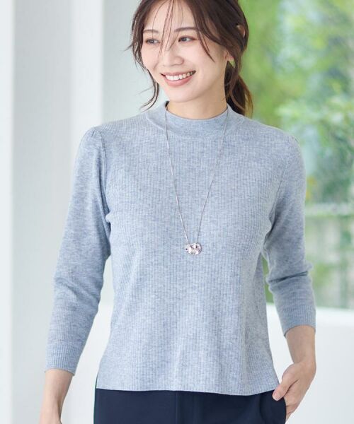 Reflect / リフレクト ニット・セーター | 【選べる5色／アンサンブル可】プチハイネックリブニット | 詳細5