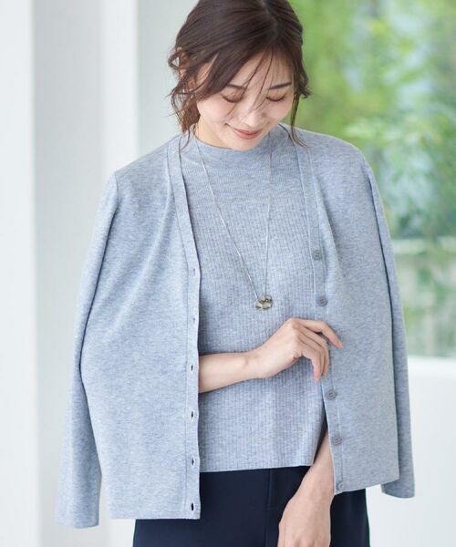 Reflect / リフレクト ニット・セーター | 【選べる5色／アンサンブル可】プチハイネックリブニット | 詳細6