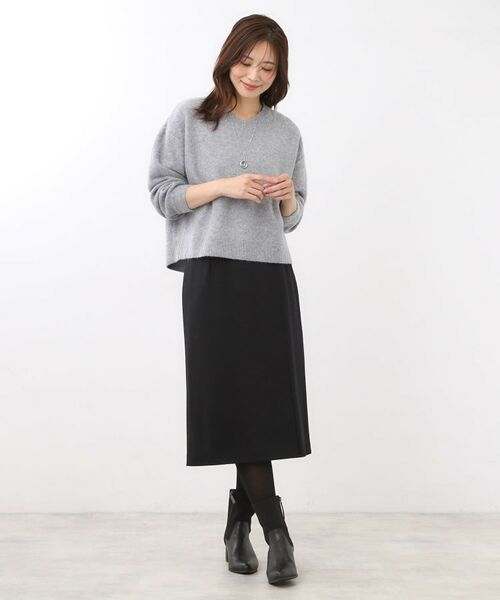 Reflect / リフレクト ニット・セーター | 【選べる5色／ゆったりシルエット】Vネックスパンコールニット | 詳細13