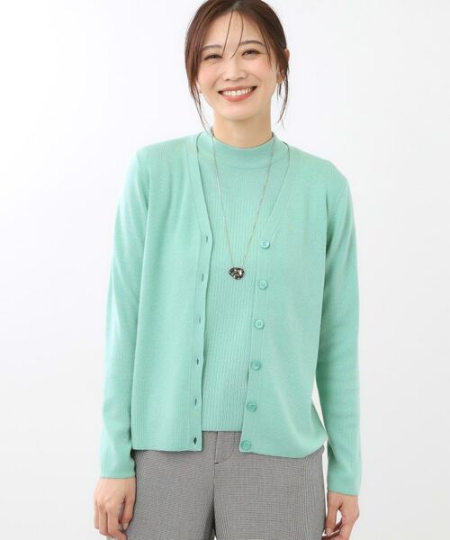 Reflect / リフレクト カーディガン・ボレロ | 【選べる5色／アンサンブル可】Vネックカーディガン | 詳細11