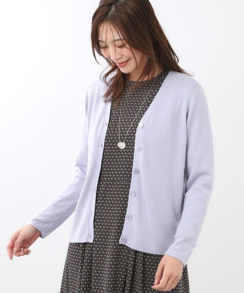 Reflect / リフレクト カーディガン・ボレロ | 【選べる5色／アンサンブル可】Vネックカーディガン | 詳細16