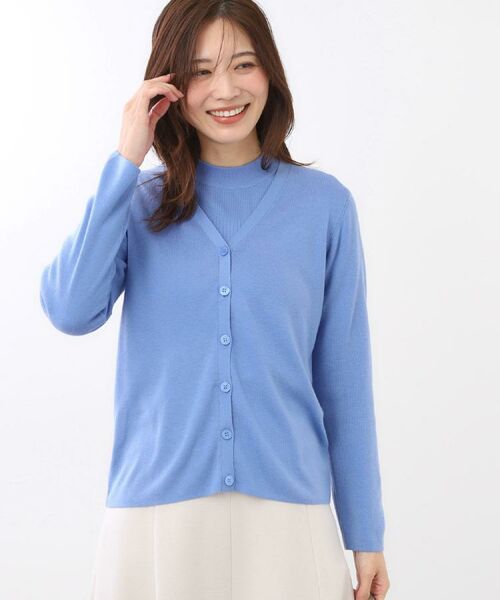 Reflect / リフレクト カーディガン・ボレロ | 【選べる5色／アンサンブル可】Vネックカーディガン | 詳細20