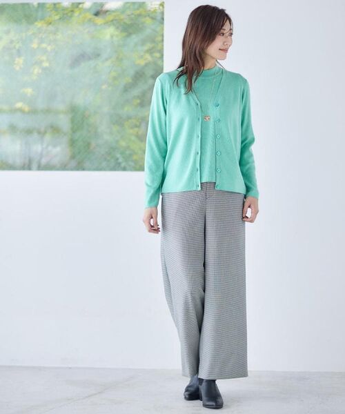 Reflect / リフレクト カーディガン・ボレロ | 【選べる5色／アンサンブル可】Vネックカーディガン | 詳細6