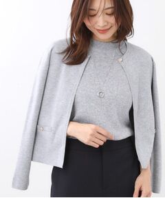 Reflect / リフレクト カーディガン・ボレロ | 【選べる5色／アンサンブル可】クルーネックカーディガン