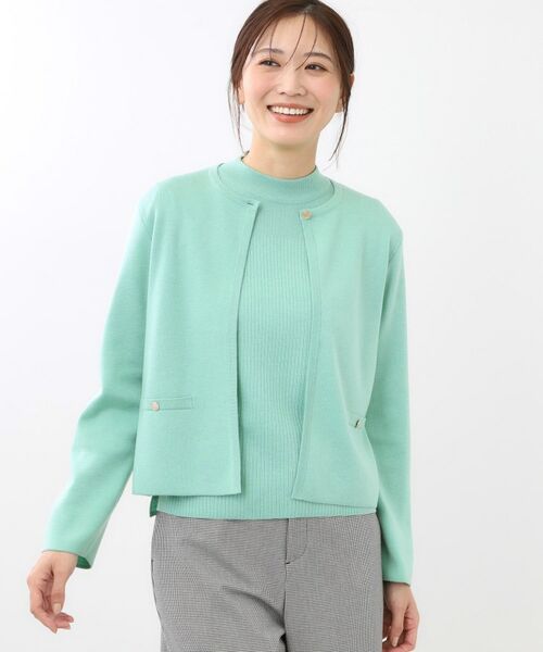 Reflect / リフレクト カーディガン・ボレロ | 【選べる5色／アンサンブル可】クルーネックカーディガン | 詳細10