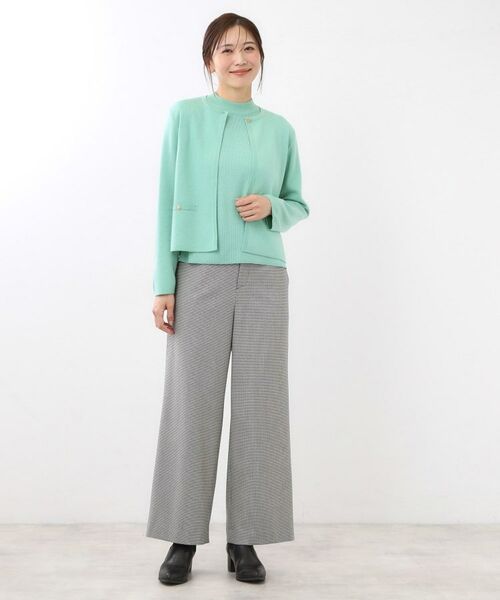 Reflect / リフレクト カーディガン・ボレロ | 【選べる5色／アンサンブル可】クルーネックカーディガン | 詳細12