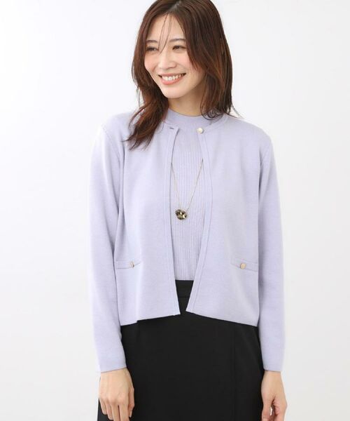 Reflect / リフレクト カーディガン・ボレロ | 【選べる5色／アンサンブル可】クルーネックカーディガン | 詳細16