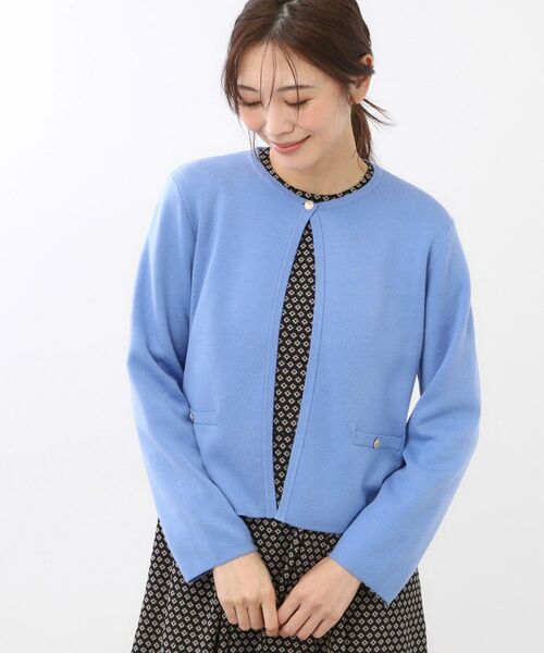 Reflect / リフレクト カーディガン・ボレロ | 【選べる5色／アンサンブル可】クルーネックカーディガン | 詳細19