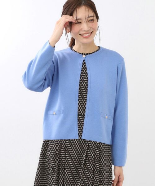 Reflect / リフレクト カーディガン・ボレロ | 【選べる5色／アンサンブル可】クルーネックカーディガン | 詳細20