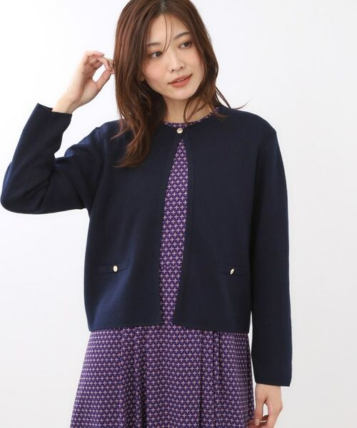 Reflect / リフレクト カーディガン・ボレロ | 【選べる5色／アンサンブル可】クルーネックカーディガン | 詳細24