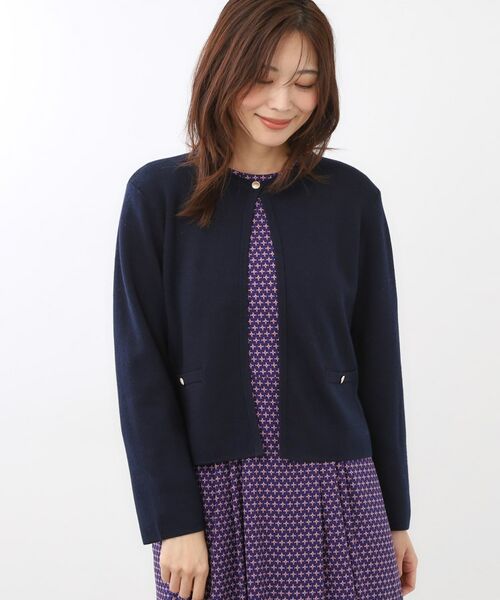 Reflect / リフレクト カーディガン・ボレロ | 【選べる5色／アンサンブル可】クルーネックカーディガン | 詳細25