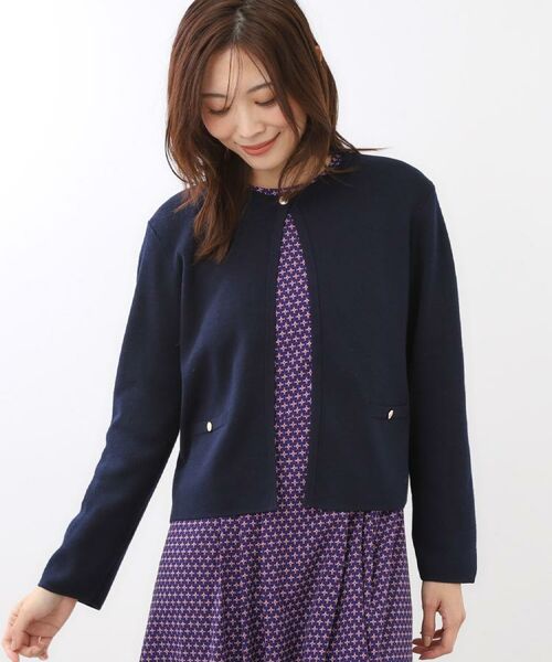 Reflect / リフレクト カーディガン・ボレロ | 【選べる5色／アンサンブル可】クルーネックカーディガン | 詳細26