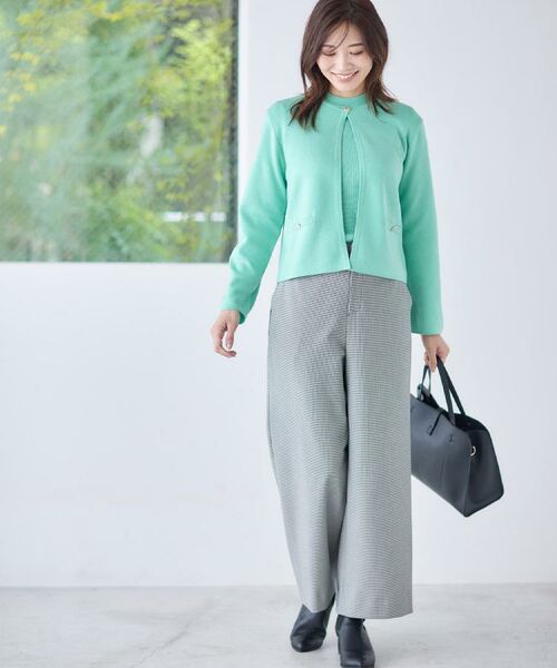 Reflect / リフレクト カーディガン・ボレロ | 【選べる5色／アンサンブル可】クルーネックカーディガン | 詳細4