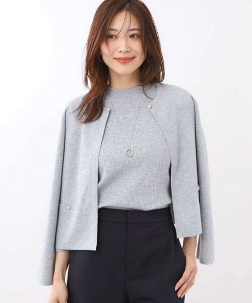 Reflect / リフレクト カーディガン・ボレロ | 【選べる5色／アンサンブル可】クルーネックカーディガン | 詳細5