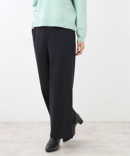 Reflect / リフレクト パンツ | 【裏起毛／ゆったりシルエット】ストレートワイドパンツ | 詳細13