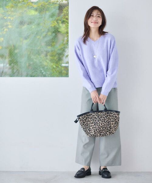 Reflect / リフレクト パンツ | 【裏起毛／ゆったりシルエット】ストレートワイドパンツ | 詳細4