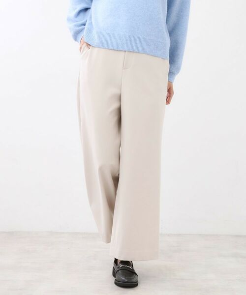 Reflect / リフレクト パンツ | 【裏起毛／ゆったりシルエット】ストレートワイドパンツ | 詳細9