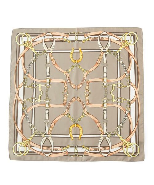 Reflect / リフレクト マフラー・ショール・スヌード・ストール | チェーンデザインスクエアスカーフ | 詳細5