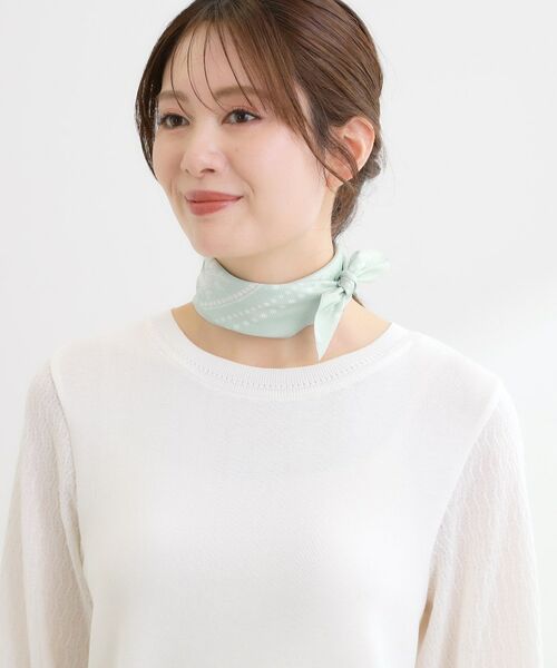 Reflect / リフレクト マフラー・ショール・スヌード・ストール | ペイズリーバンダナ柄スカーフ | 詳細2