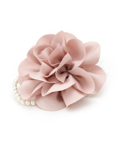 Reflect / リフレクト ブローチ・コサージュ | 【フォーマル／入卒】レースフラワーミニコサージュ（ライトピンク(070)）