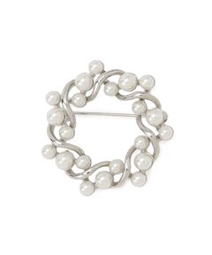 Reflect / リフレクト ブローチ・コサージュ | 【フォーマル／入卒】パール調×サークルデザインブローチ