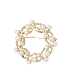 Reflect / リフレクト ブローチ・コサージュ | 【フォーマル／入卒】パール調×サークルデザインブローチ