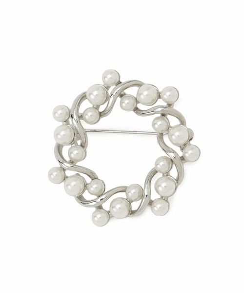 Reflect / リフレクト ブローチ・コサージュ | 【フォーマル／入卒】パール調×サークルデザインブローチ | 詳細1