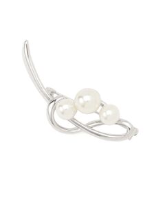 Reflect / リフレクト ブローチ・コサージュ | 【フォーマル／入卒】パール調×リーフデザインブローチ