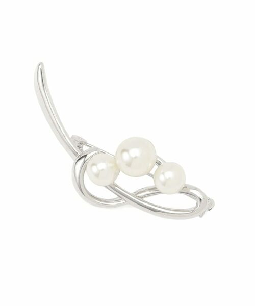 Reflect / リフレクト ブローチ・コサージュ | 【フォーマル／入卒】パール調×リーフデザインブローチ | 詳細1