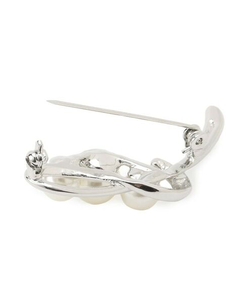 Reflect / リフレクト ブローチ・コサージュ | 【フォーマル／入卒】パール調×リーフデザインブローチ | 詳細3