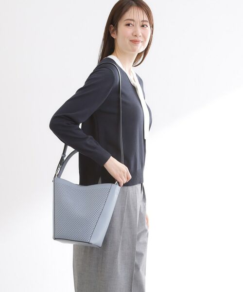 Reflect / リフレクト ショルダーバッグ | 【肩掛けショルダー付き】パンチングデザインワンショルダーバッグ | 詳細5