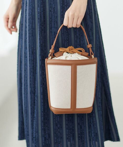 Reflect / リフレクト ショルダーバッグ | 【ショルダー付き】バケット型ワンショルダーバッグ(キャメルブラウン(041))
