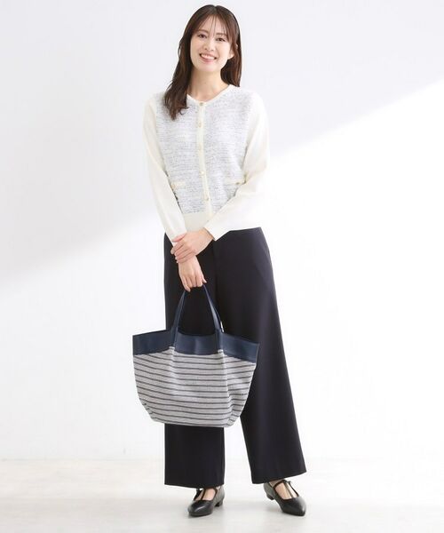 Reflect / リフレクト トートバッグ | 【しっかり容量◎】キャンバス地ボーダートートバッグ | 詳細13