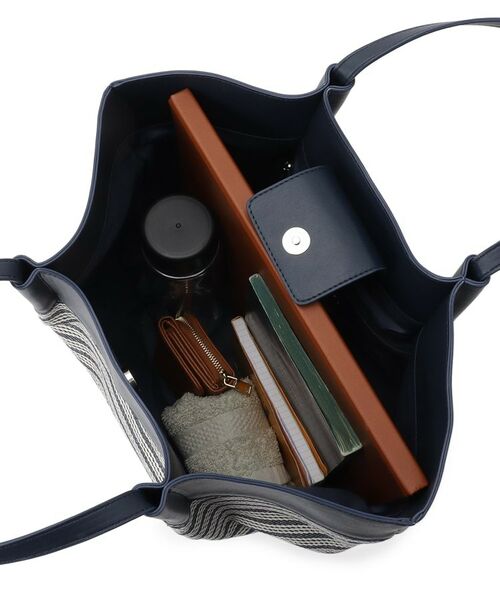 Reflect / リフレクト トートバッグ | 【しっかり容量◎】キャンバス地ボーダートートバッグ | 詳細20