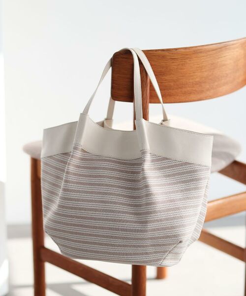 Reflect / リフレクト トートバッグ | 【しっかり容量◎】キャンバス地ボーダートートバッグ | 詳細23
