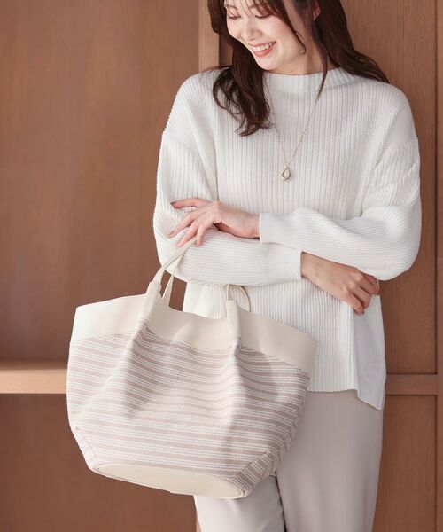 Reflect / リフレクト トートバッグ | 【しっかり容量◎】キャンバス地ボーダートートバッグ | 詳細3