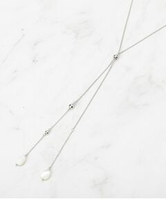 Reflect / リフレクト ネックレス・ペンダント・チョーカー | 【長さ調節可】天然シェル×ラリエットデザインネックレス