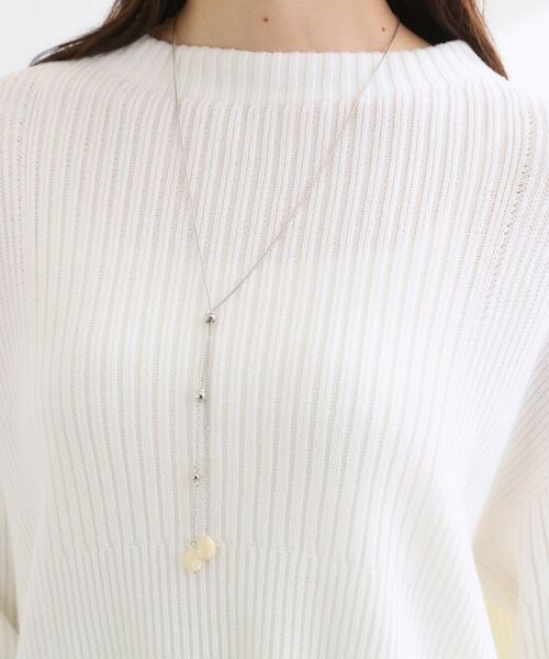 Reflect / リフレクト ネックレス・ペンダント・チョーカー | 【長さ調節可】天然シェル×ラリエットデザインネックレス | 詳細2