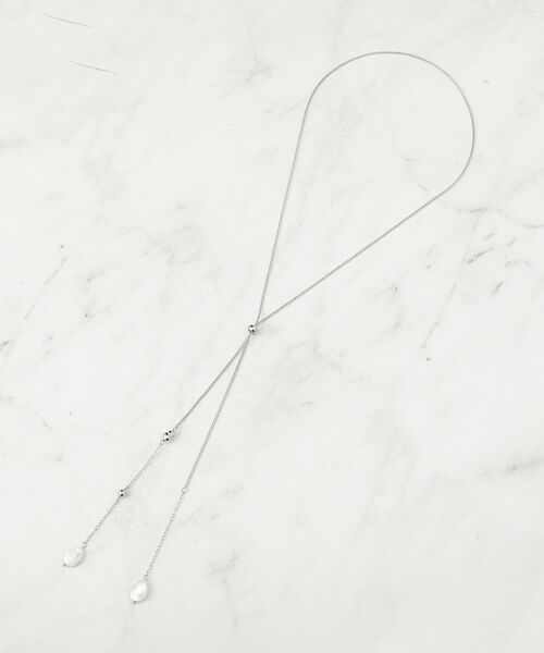 Reflect / リフレクト ネックレス・ペンダント・チョーカー | 【長さ調節可】天然シェル×ラリエットデザインネックレス | 詳細5