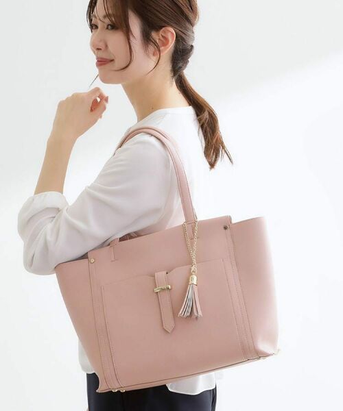 Reflect / リフレクト トートバッグ | 【たっぷり収納!/通勤におすすめ】’26春夏毎日バッグ(ライトピンク(070))