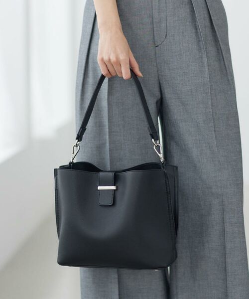 Reflect / リフレクト トートバッグ | 【たっぷり収納!/通勤におすすめ】’26春夏毎日ミディアムバッグ(ブラック(019))