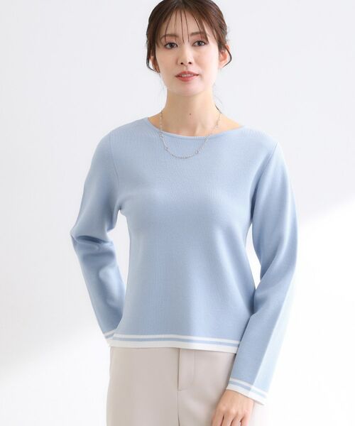 Reflect / リフレクト ニット・セーター | 【セットアップ可】ダブルジャカードニットプルオーバー | 詳細12