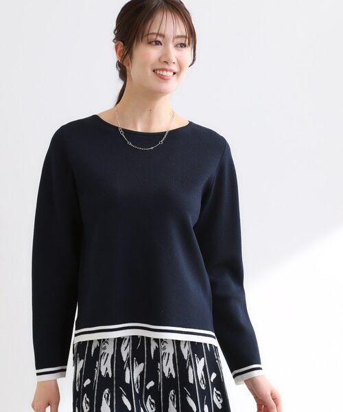 Reflect / リフレクト ニット・セーター | 【セットアップ可】ダブルジャカードニットプルオーバー | 詳細16